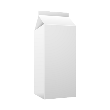 牛奶盒子侧面图片