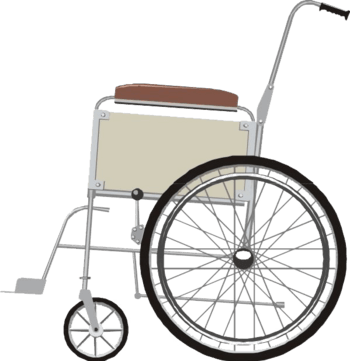 手绘轮椅