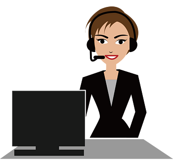 打电话客服素材