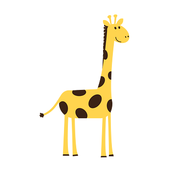 长颈鹿png元素素材图片下载-万素网