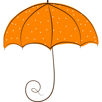 卡通彩色太阳伞