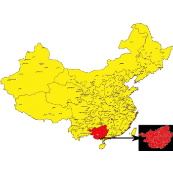 广西省中国位置