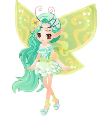 绿色翅膀小仙子