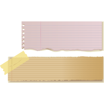 长方形信纸图案