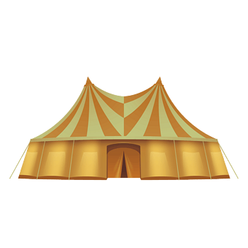 矢量蒙古包帐篷牙帐