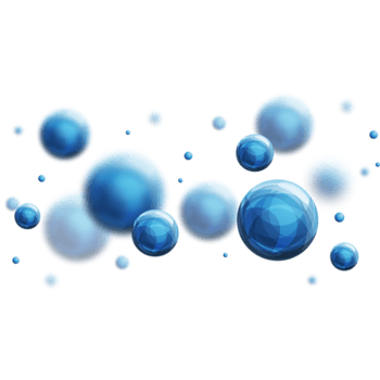 三维立体蓝色球