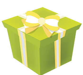 绿色礼物蝴蝶结