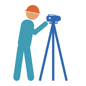 实地勘测工作人员