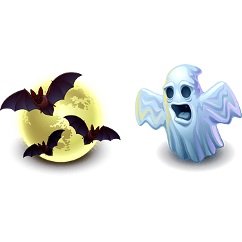 万圣节蝙蝠幽灵