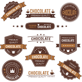 创意巧克力标签