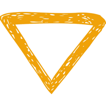 橙色三角形边框