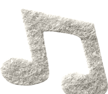 白色音符元素图片-白色音符素材下载-万素网