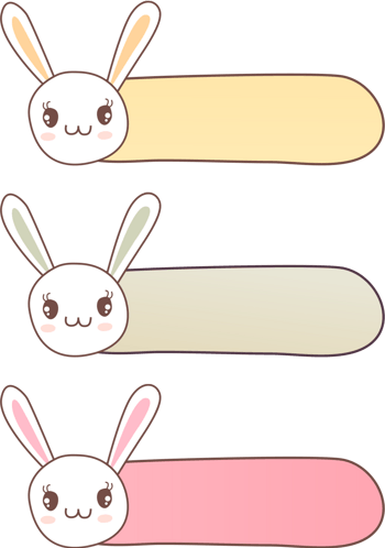 小兔子边框