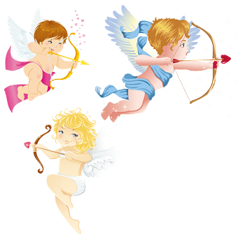 可爱爱神小天使矢量素材