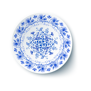 青花瓷盘子