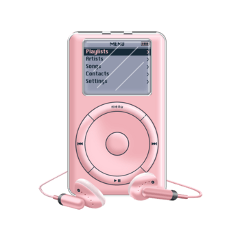 粉色音乐播放器