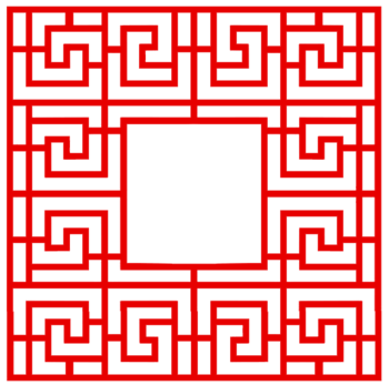 红色边框正方形边框正方形方框纹理