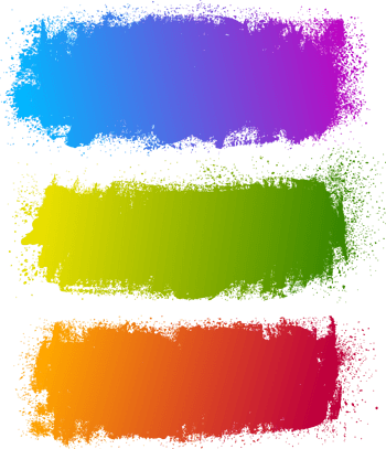 炫彩渐变色笔刷