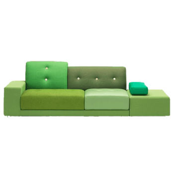 多人绿色沙发