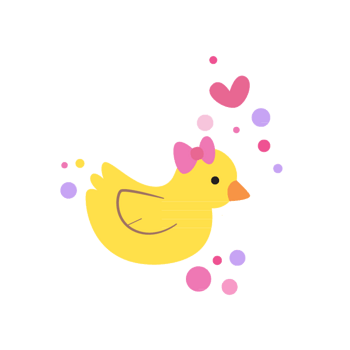 卡通小鸡矢量素材