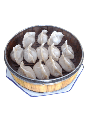 香喷喷的蒸饺饺子