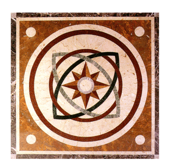 正方形精美拼花瓷砖地面地砖