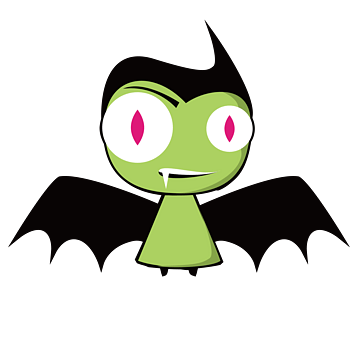 绿色可爱蝙蝠