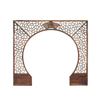 木质中式拱门