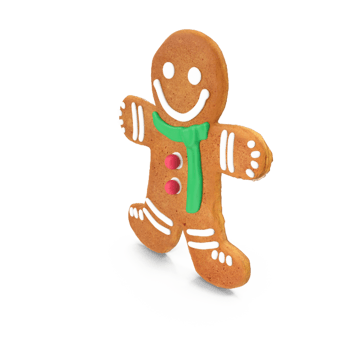 8款卡通姜饼人图标矢量素材