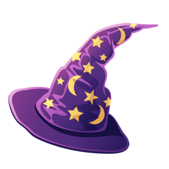 万圣节魔法帽免抠素材