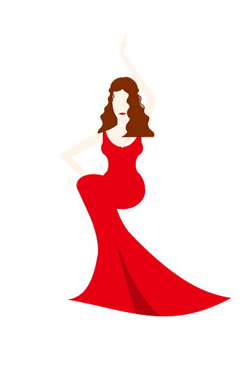 卷发女郎图片-卷发女郎素材下载-万素网