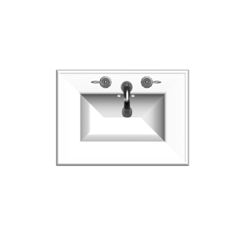 洗手盆元素矢量