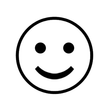 可爱笑脸和爱心