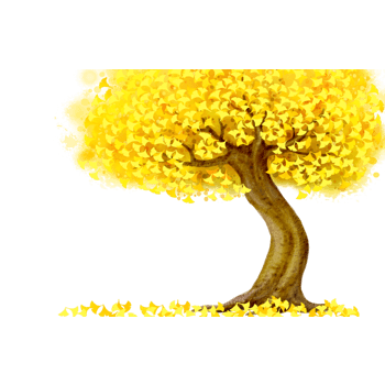 黄色树 素材 免费黄色树图片素材 黄色树素材大全 万素网