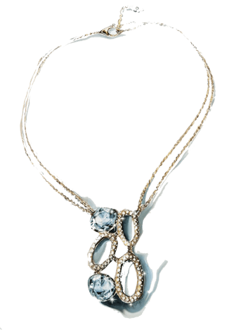 蓝色宝石项链免抠元素图片_元素素材3787860_万素网