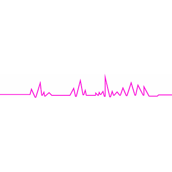 紫色线条心跳线