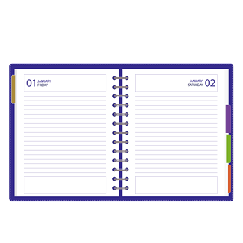 矢量厚皮日记本记事本