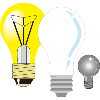 手绘灯泡