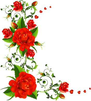 鲜花花边装饰