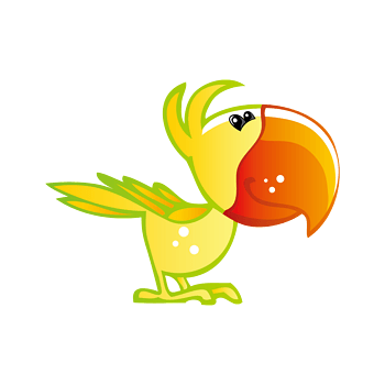 可爱卡通鹦鹉