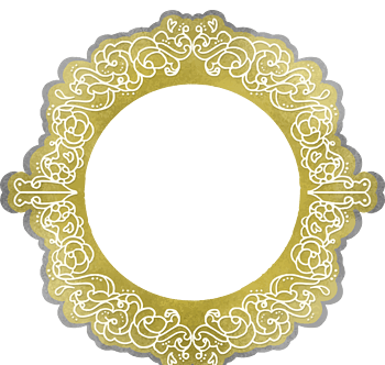 复古纹样装饰圆形边框
