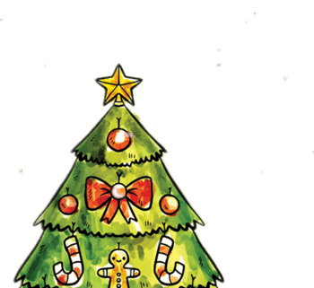 彩绘圣诞树