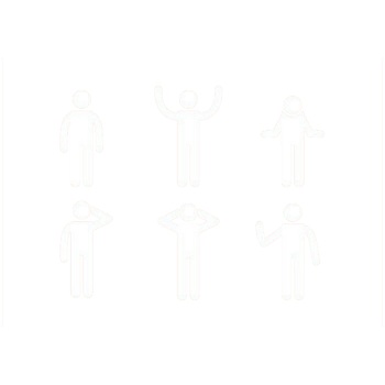 6个小人棒图图标集