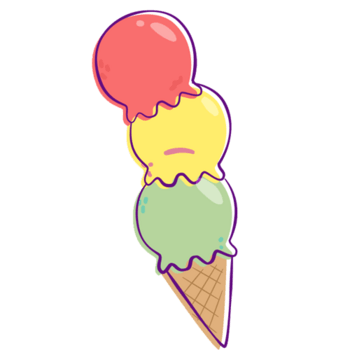 三球冰淇淋