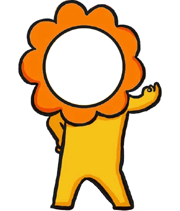 卡通手绘向日葵狮子座