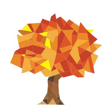 几何小鸟图片素材