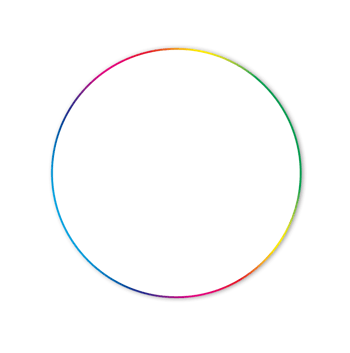 七彩渐变圆圈