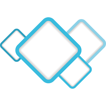 蓝色几何文本框