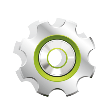 矢量立体金属齿轮