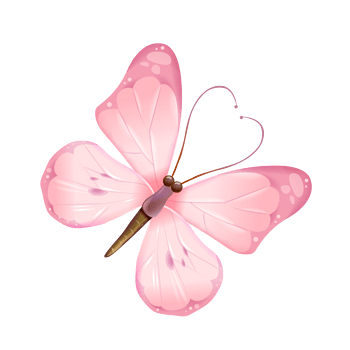 浅色蝴蝶图案素材